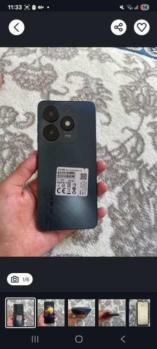 Srochno Tecno Spark C 128g sotiladi