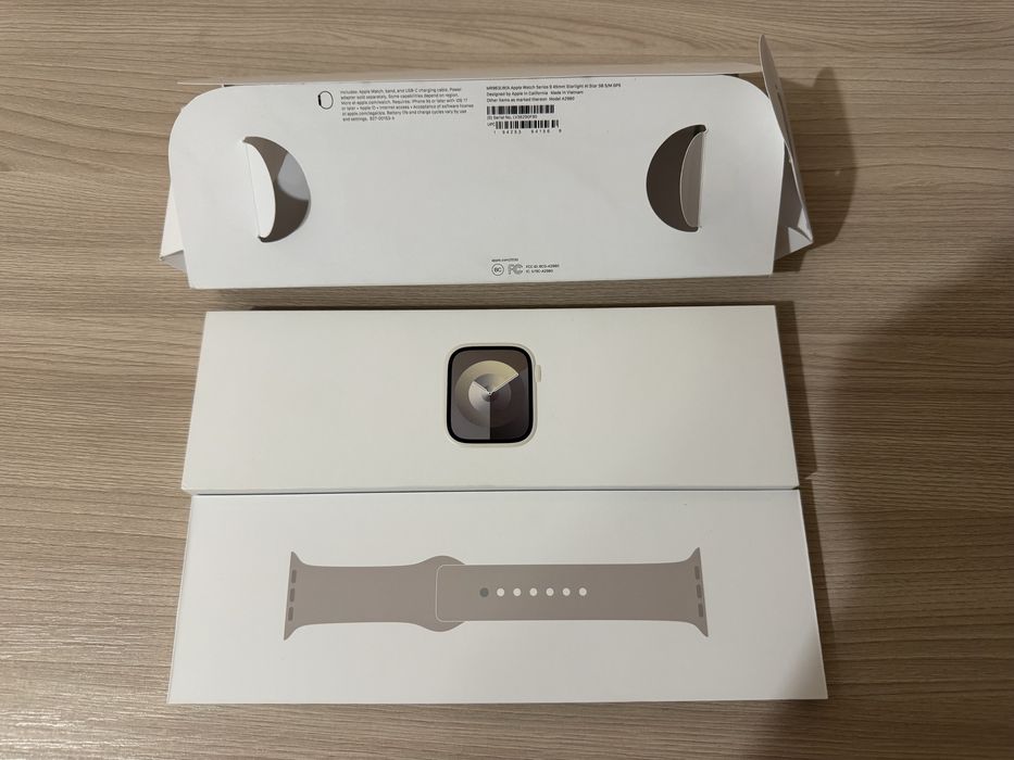 Смарт-часы Apple watch Series 9 45mm S/M цвет Starlight