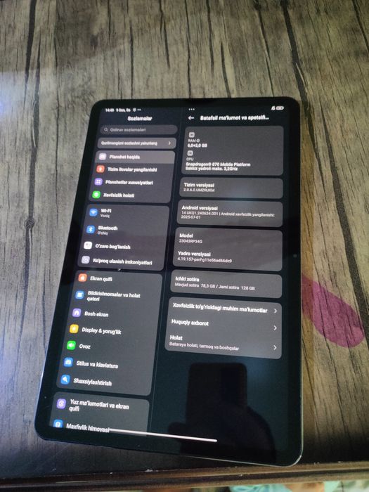 Xiaomi pad 6. 8/128 gb