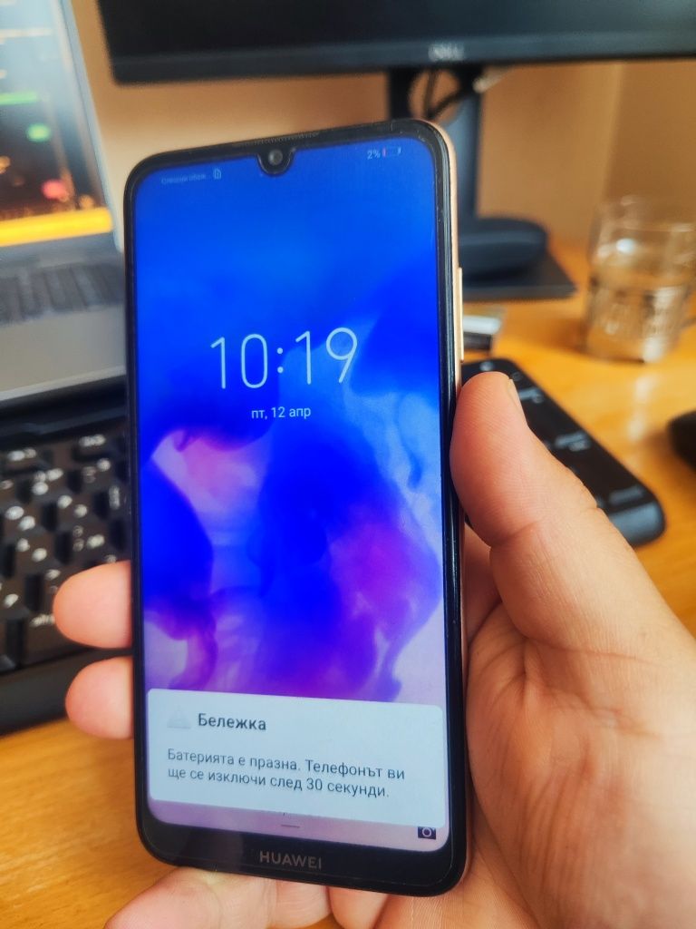 Huawei Y6 2019 - перфектен