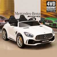 Элегантный Mercedez-Benz HL289 4WD белый до 8 лет/ номер и права бонус