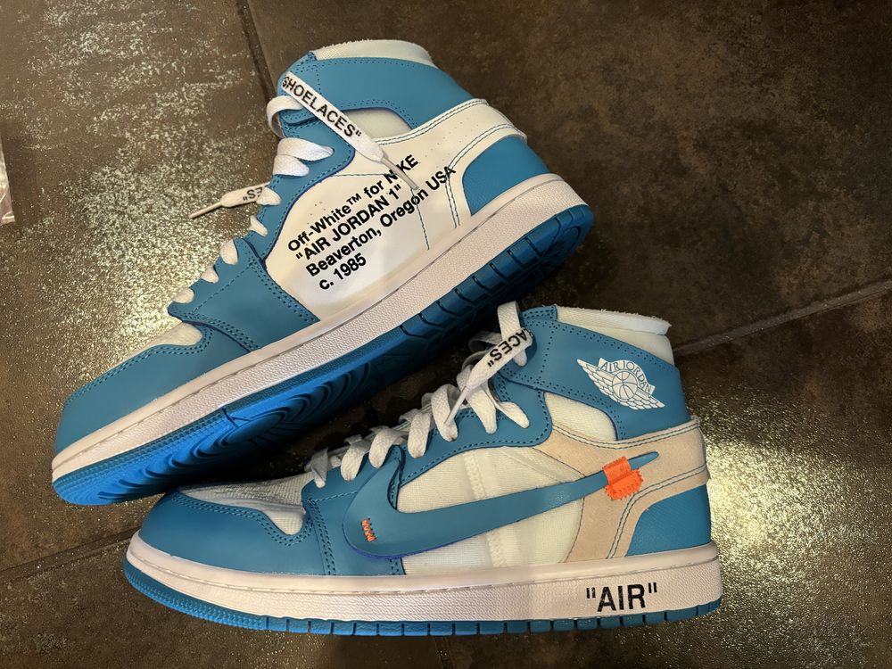 Jordan 1 Retro High Off White University Blue