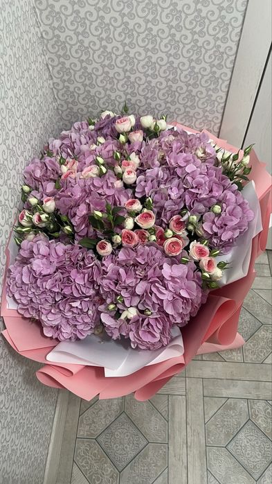 Цветы гартензия)