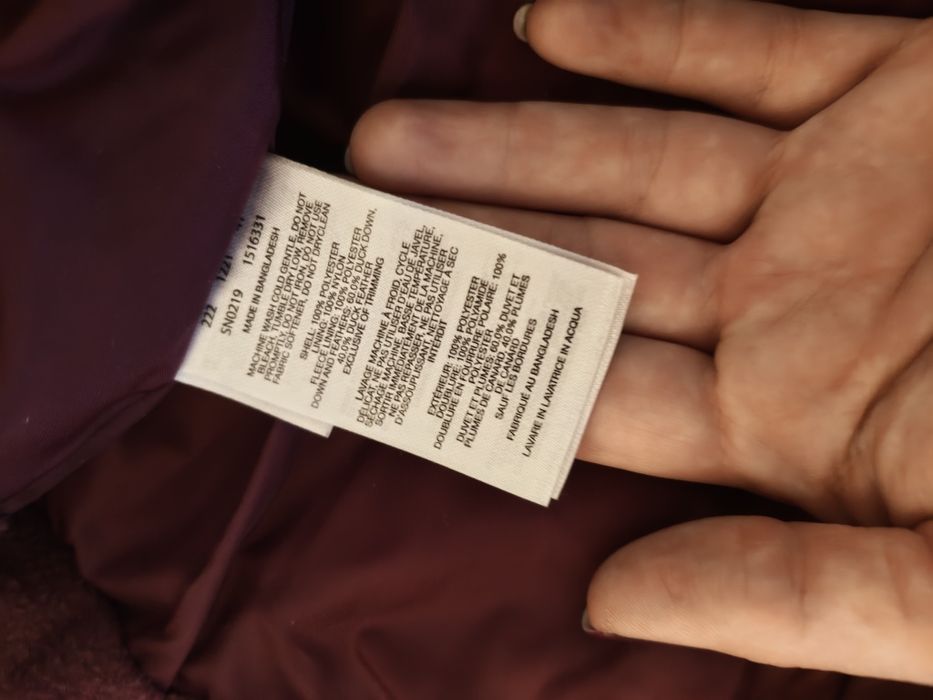 Combinezon puf și pene Columbia 12-18 luni