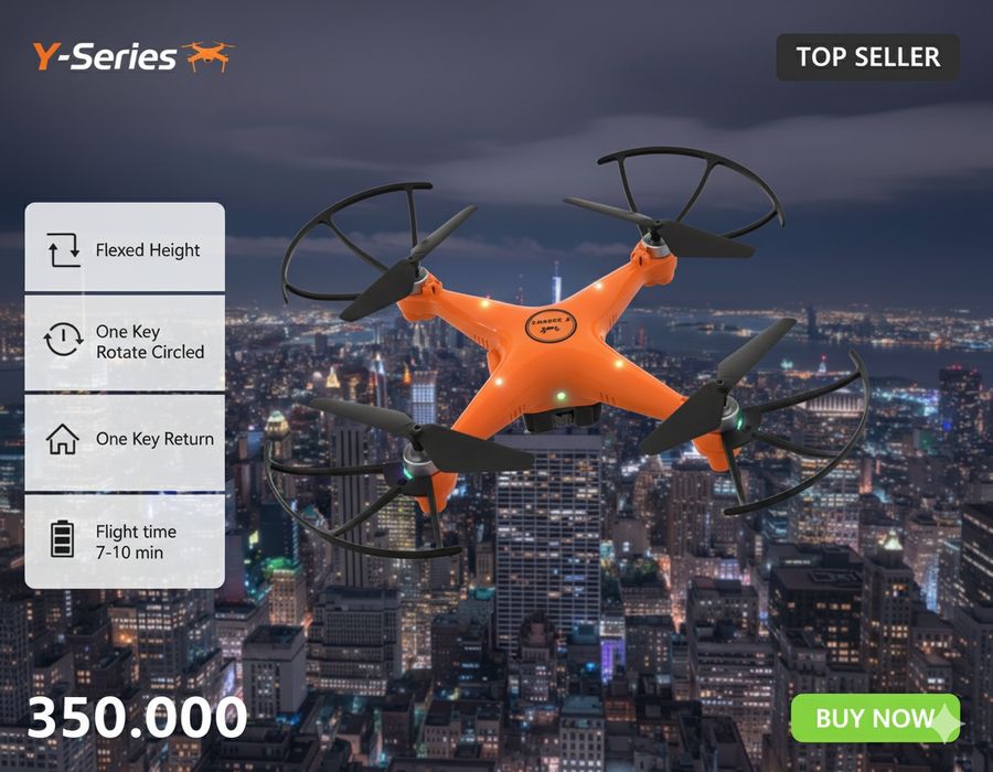 Dron. Дрон. Квадрокоптер игрушка. Без камеры.