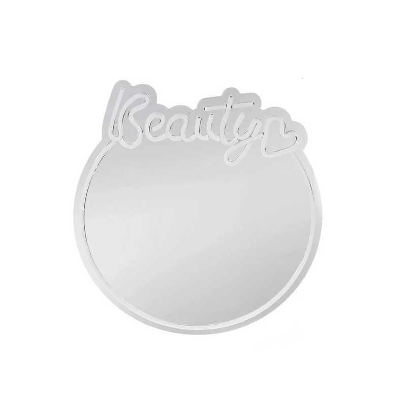 Декоративно огледалоMercado Trade,LED неонова рамка,"Beauty" или Сърце