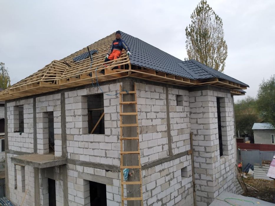 Закрытие и ремонт крыш домов