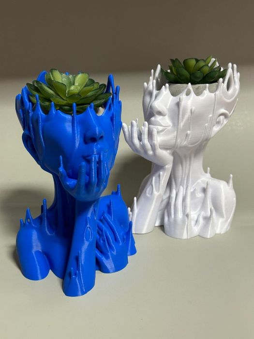 Ghiveci / Suport Melted Girl 3D