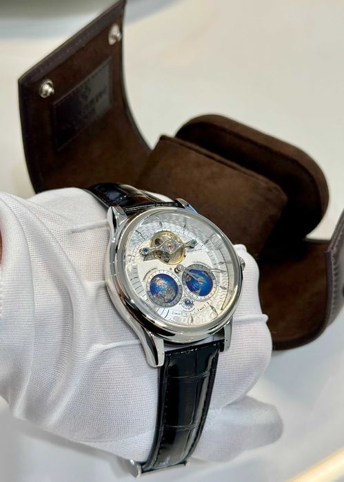 Ceas Montblanc tourbillion silver