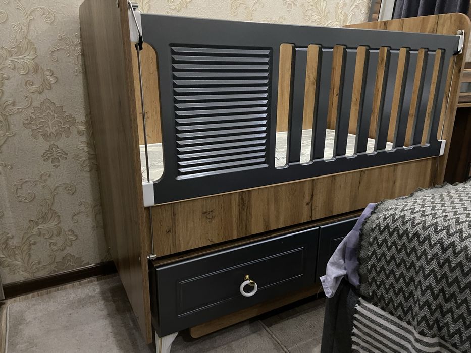 Детская кровать качалка 70*125см