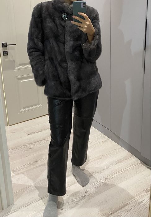 Норковая шуба в хорошем состоянии