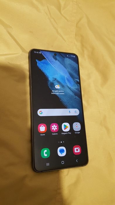 Vand Samsung S 21 negru 256 Gb ( cu accesorii )