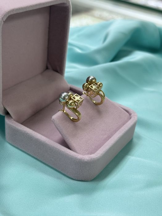 Золотые серьги 585 проба