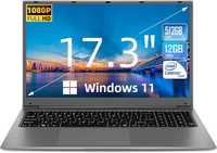 Laptop SGIN 17,3" IPS, Intel Celeron Quad Core, 12GB, 512GB SSD