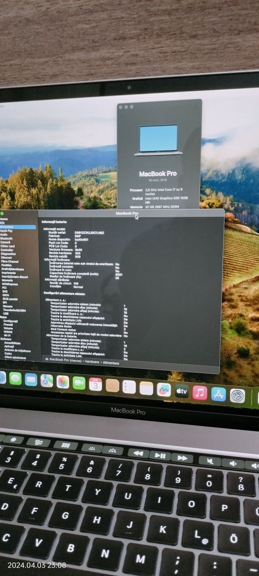 MacBook Pro 16 inch 2019 i7/32/512