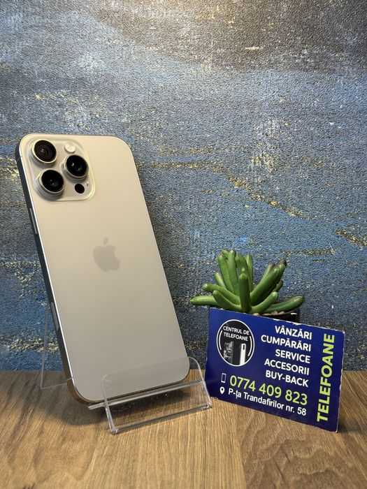 Iphone 16 pro max/256gb/2 Ani Garantie Centrul de Telefoane/rate