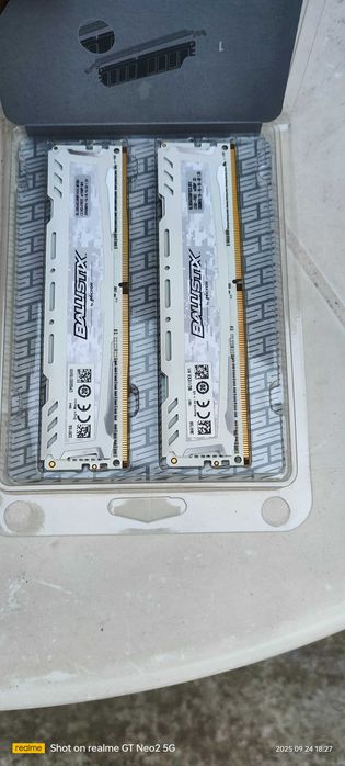 RAM crucial balistix (Бяла) 2x8GB 2666mhz