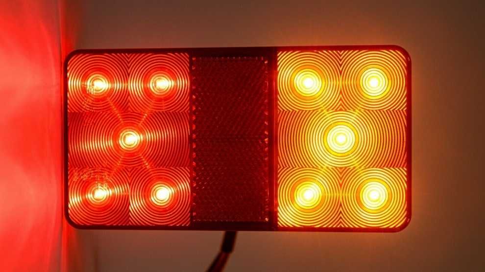 LED Диоден Стоп, Slim, 12V,150мм x 80мм За Камион,Ремарке,Бус и др