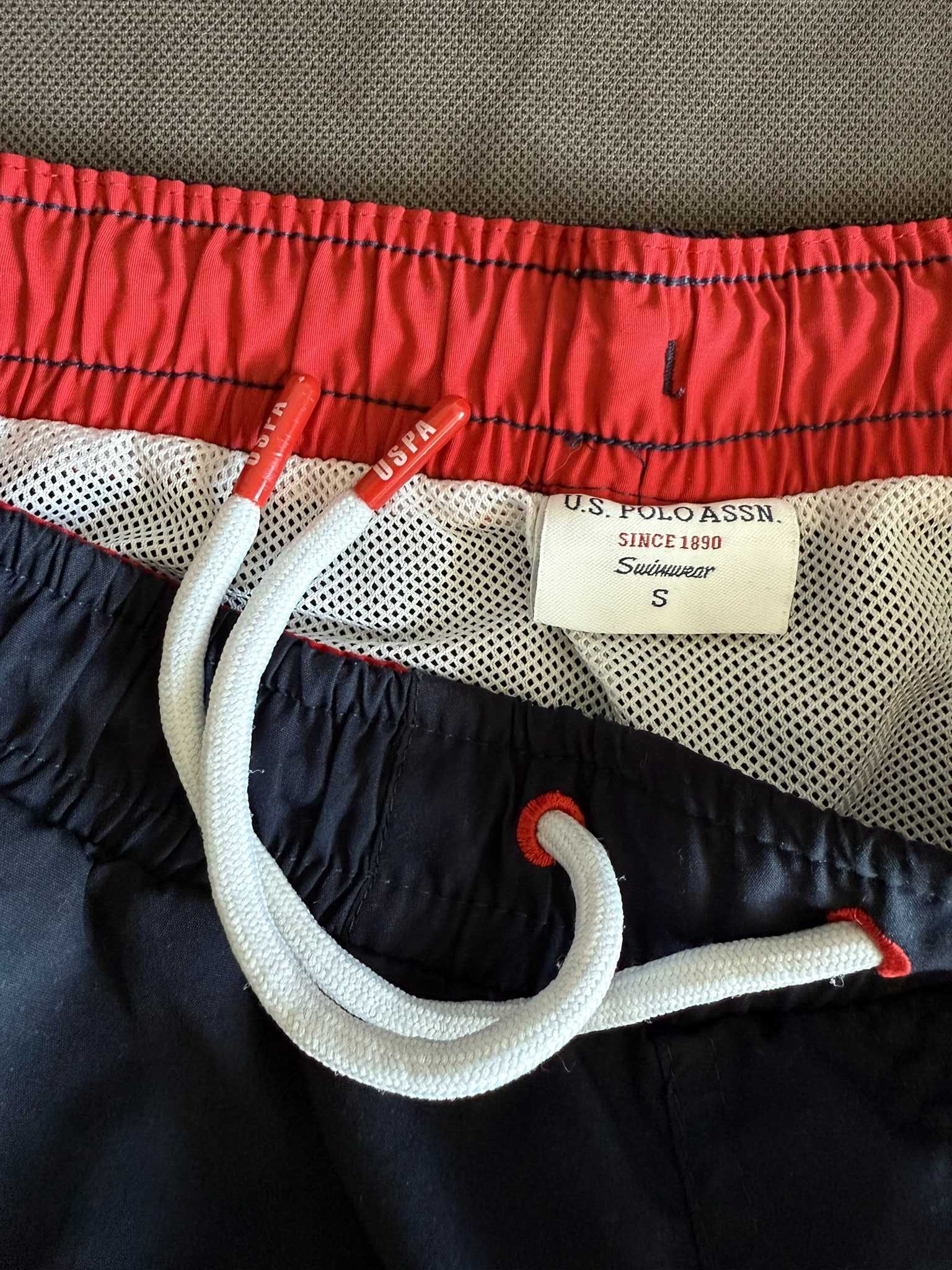 Тъмносини мъжки бански US Polo Assn размер S