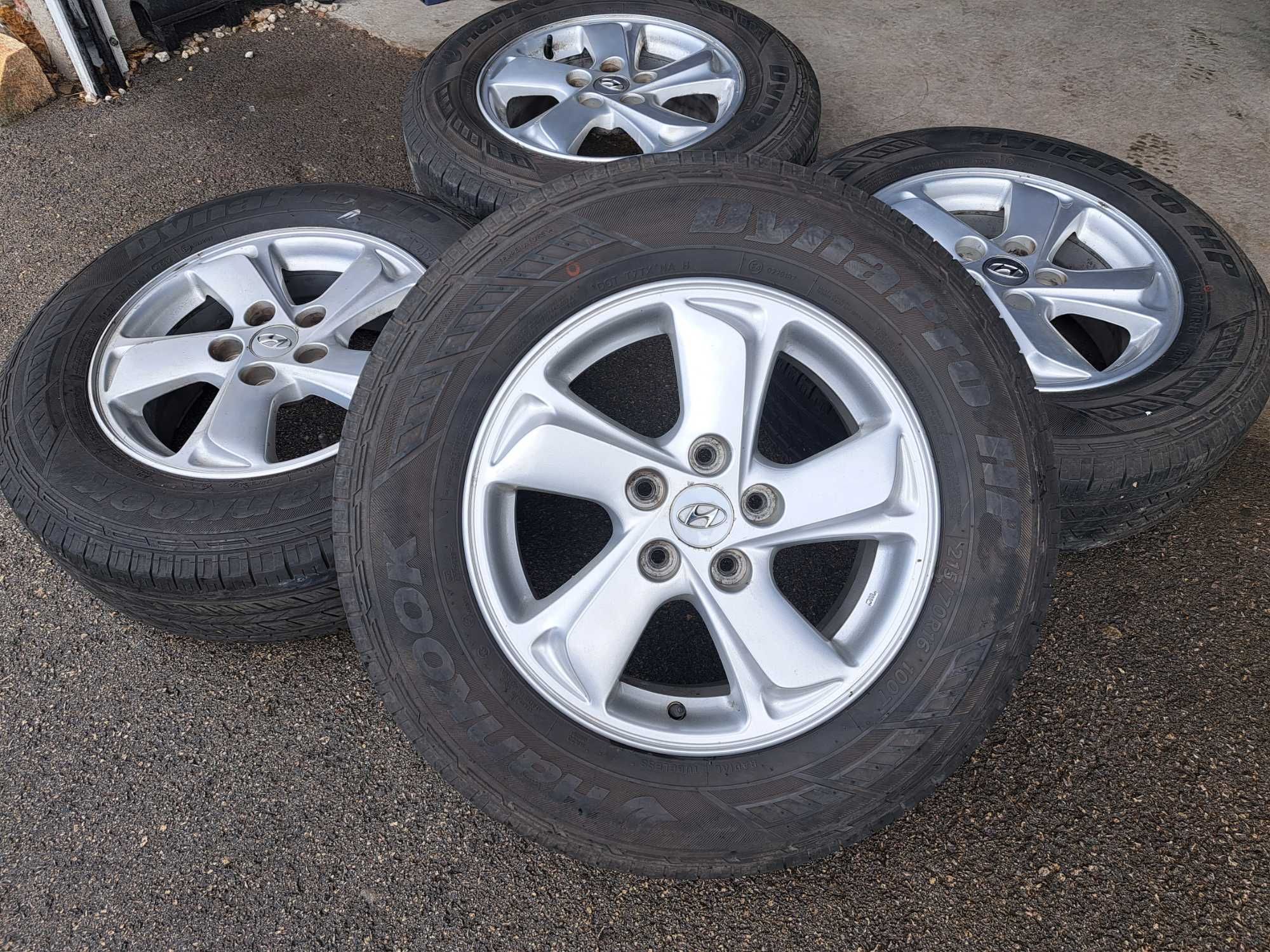 5x114,3/16 с гуми Hyundai Mazda Honda Kia Renault Dacia 5х114.3/16