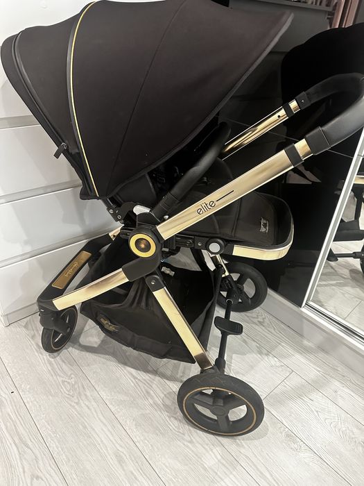 Детска количка Chipolino - Елит, 3 в 1, черна
