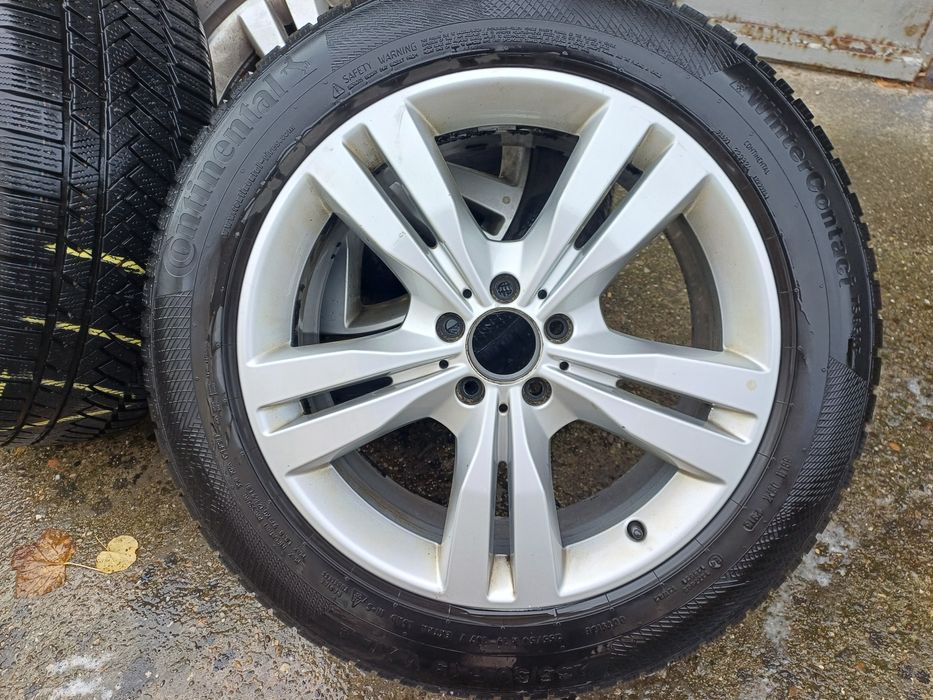 Джанти Мерцедес със зимни гуми Континентал 5x112 R19 255/50