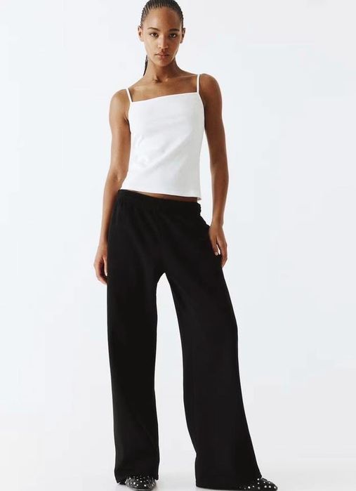 HM черен спортен панталон М - нов ( с етикет )