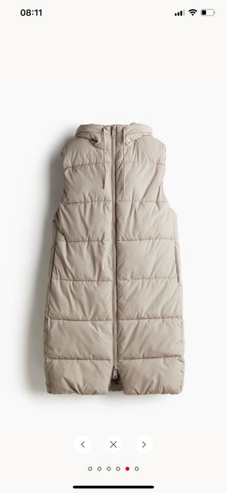 Vesta matlasata lunga H&M S si M