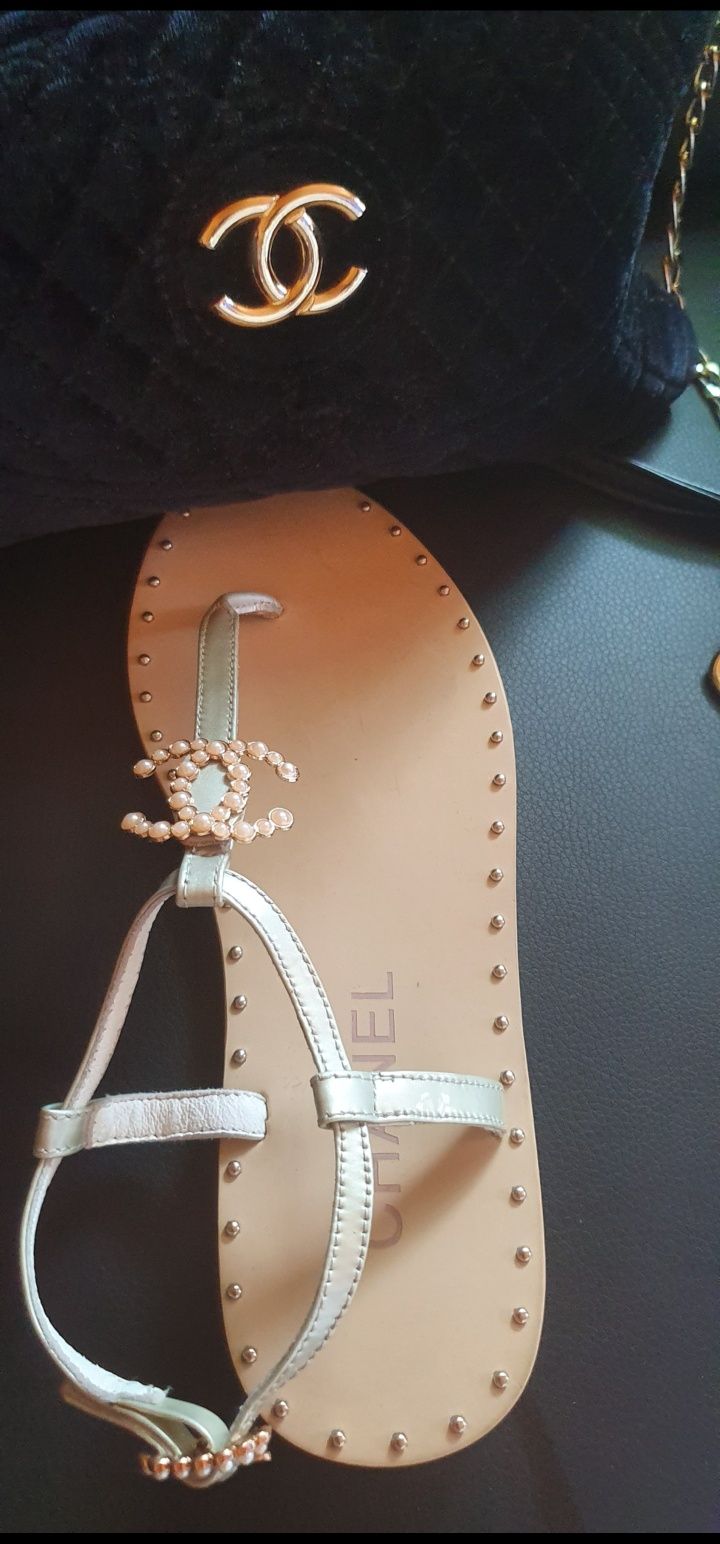 Sandale chanel talpa joasa 36