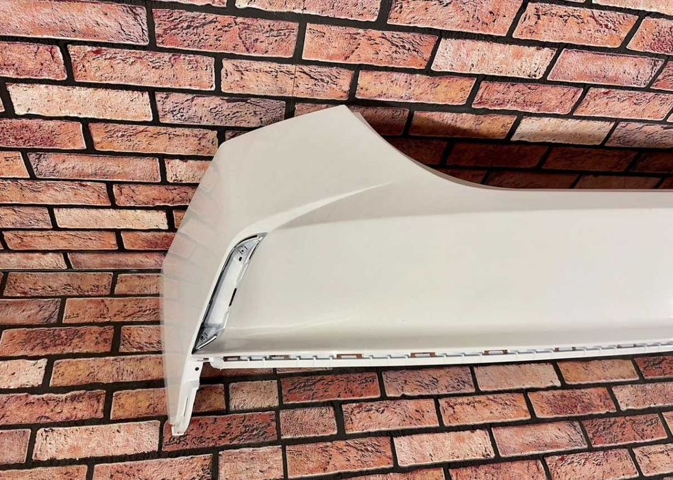 Бампер задний белый Акцент/Солярис/Accent/Solaris 20-н.в.