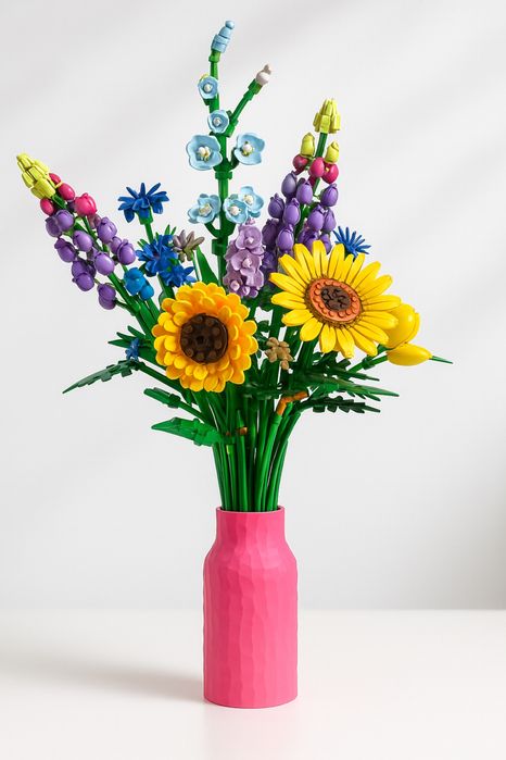 Vaza roz pentru decor