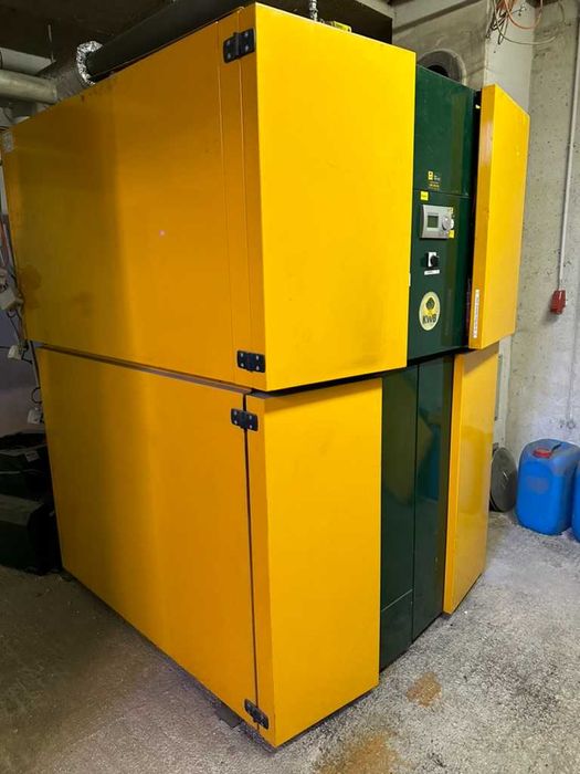 KWB Powerfire 45–150 kW cazan pe așchii (DEMONTAT) – austriac premium