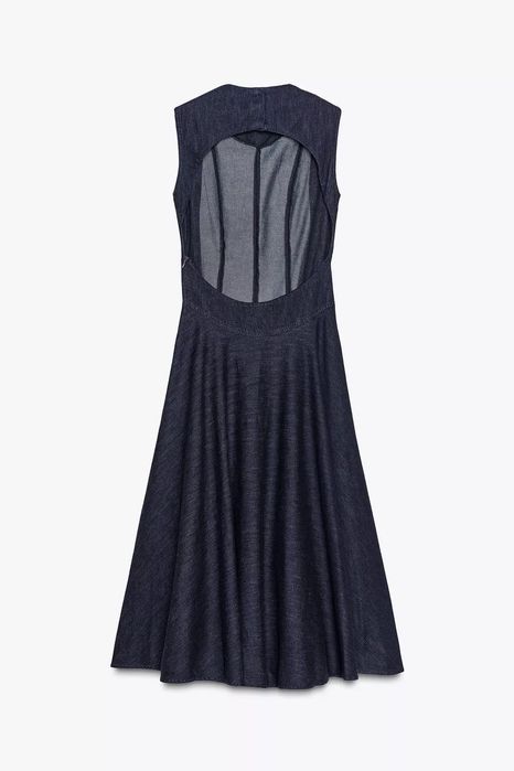 дънки рокля zara зара