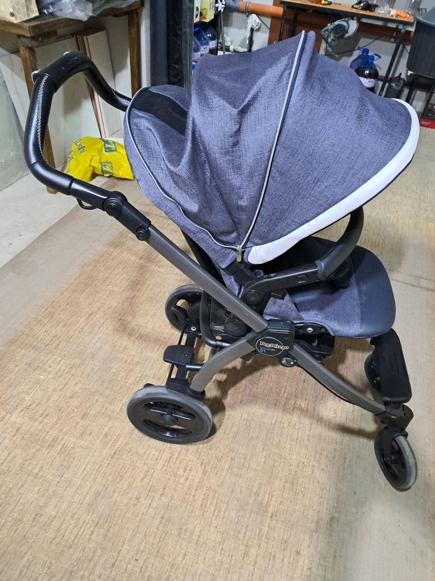 Детска-количка 2 in 1 Peg Perego Book 51 S white titania, Luxe Mirage