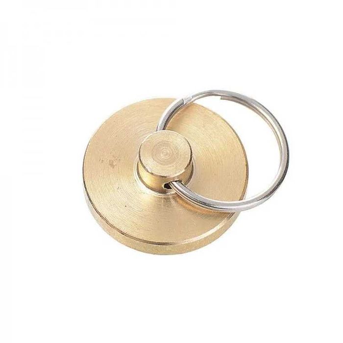 Заготовка печати под пластилин латунная Д25мм без гравировки