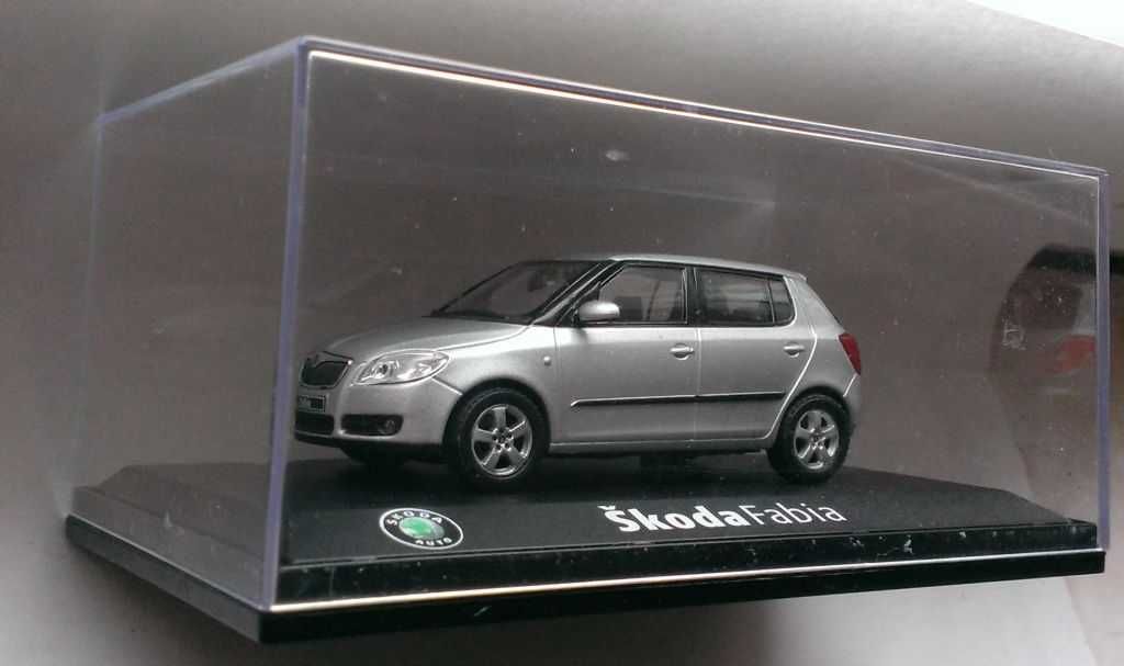 Macheta Skoda Fabia 2 (silver) - Abrex 1/43