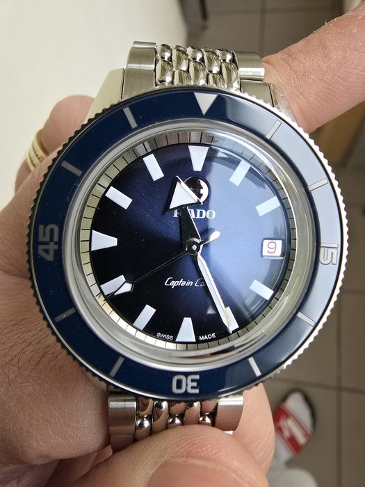 Rado Captain Cook 37mm Blue - inca in garantie pana Martie 2026