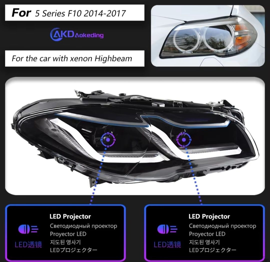 LED прожекторни фарове за BMW F10 , F11