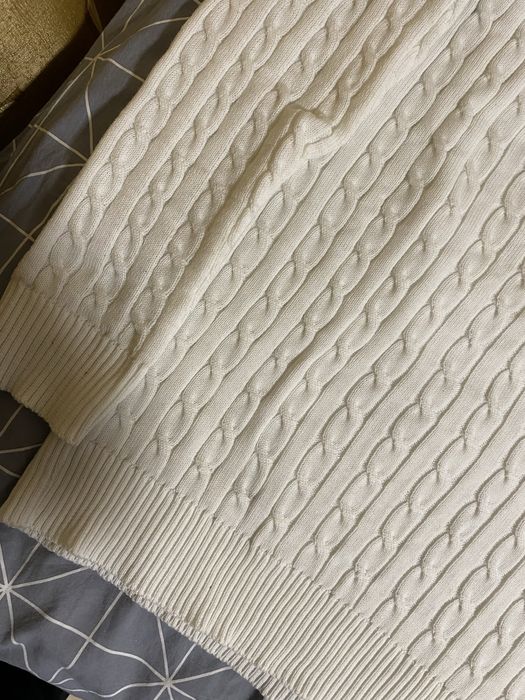 Pulover Ralph Lauren bărbați, crem, mărimea M – purtat o singură dată