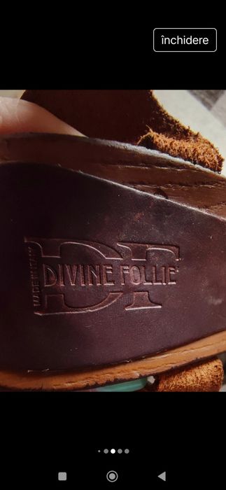 Sandale piele naturala Divine Follie