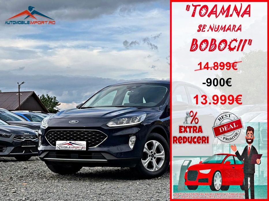 Ford Kuga Pachet iarna,Automat,Keyless,Navi,Lane,Led,Garantie 1 An,Leasing/Rate