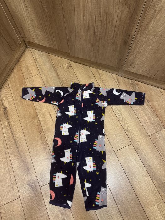 Флисовый комбинезон для девочек