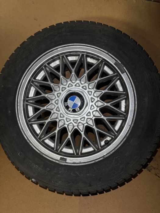 Roti complete iarna BMW e30 R14 BBS Originale