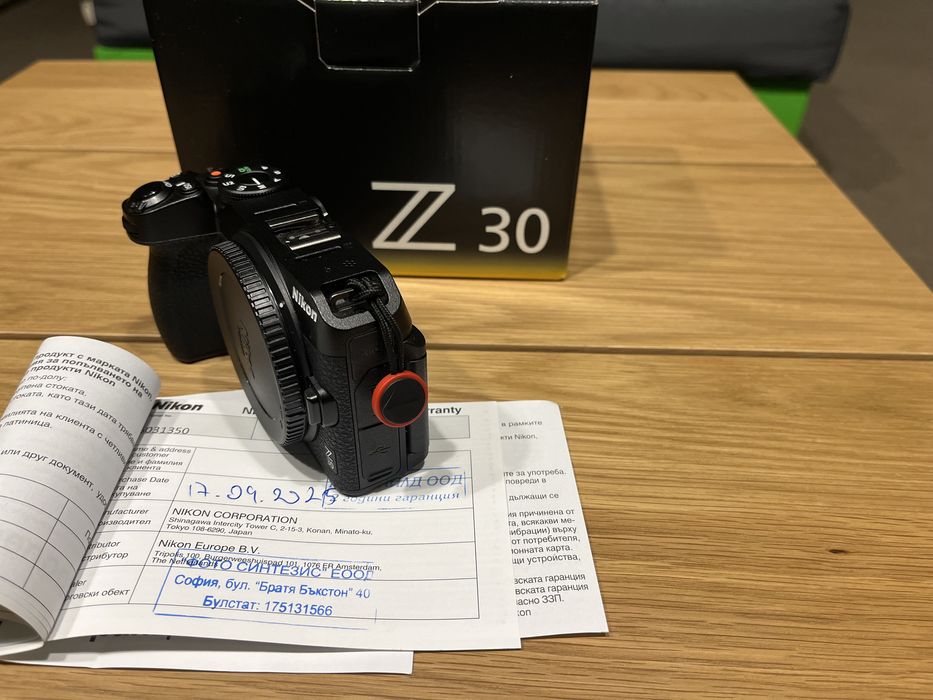 Nikon z30 с гаранция до 16.09.2027