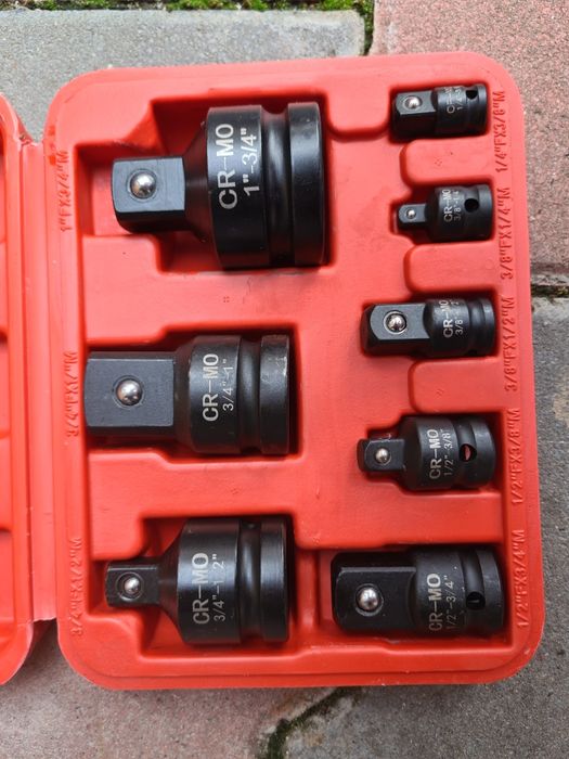 Set reductii adaptoare 8 piese de impact