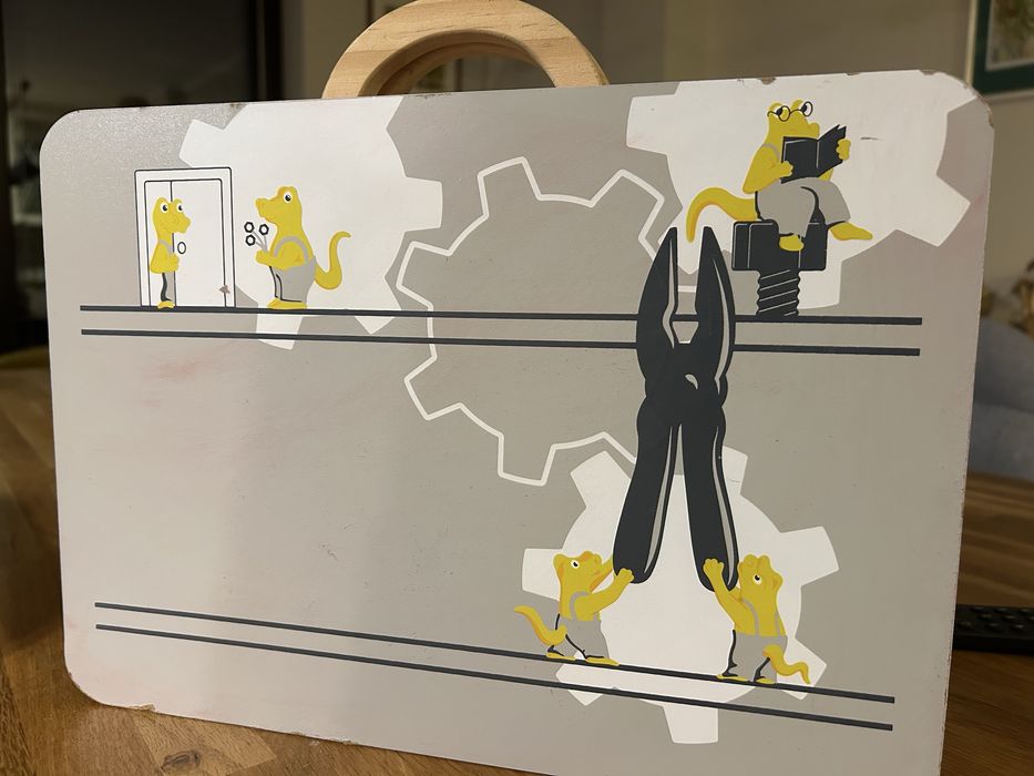 Детски комплект за игра - дървни инструменти