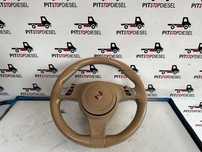 Volan PORSCHE CAYENNE original 2010 2011 2012 2013 2014 2015 2016 beige crem maroniu 7PP419091CJ