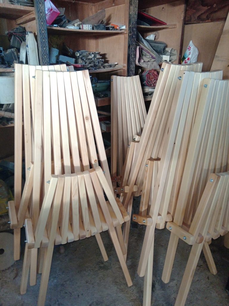 Șezlong lemn masiv pliabil
