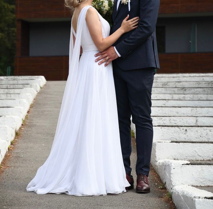 Rochie mireasa matase naturala