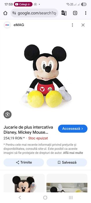 Mikey Mouse interactiv lb romana